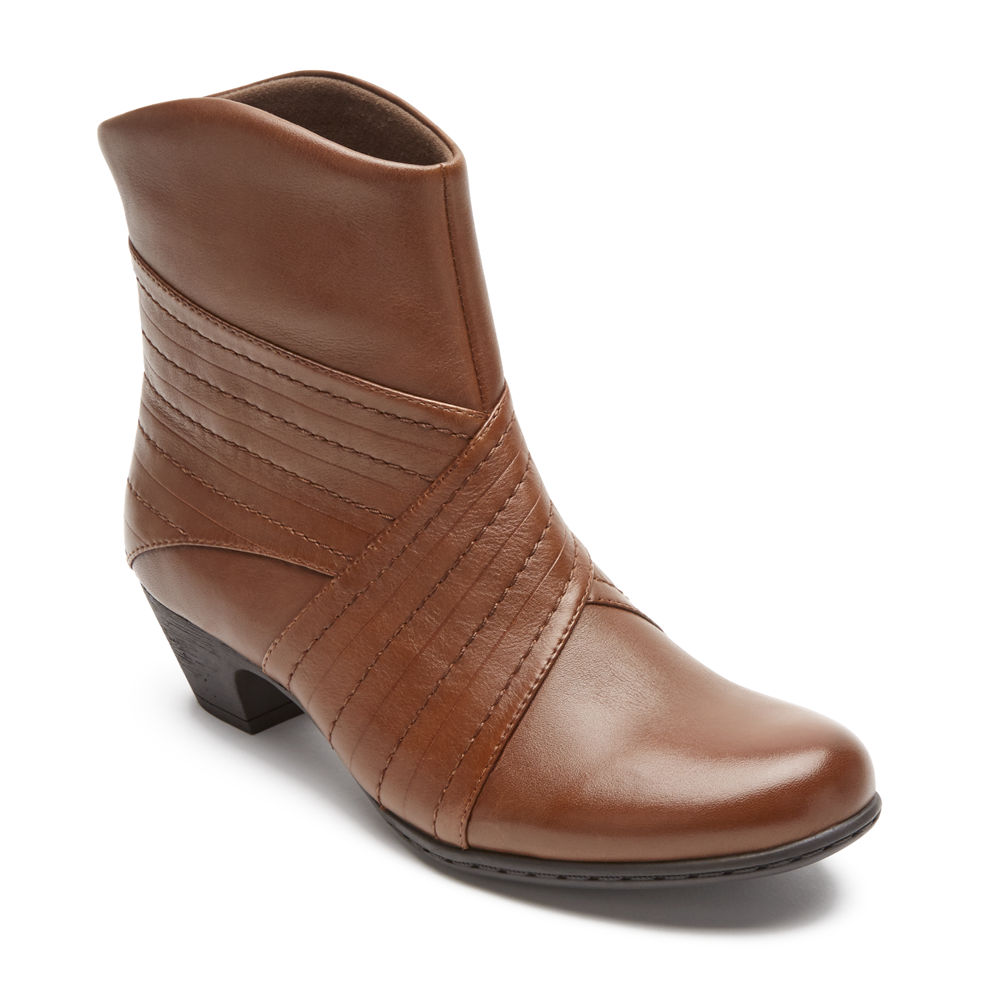 Rockport Singapore Womens Booties - Faline X Brown - RK4306527